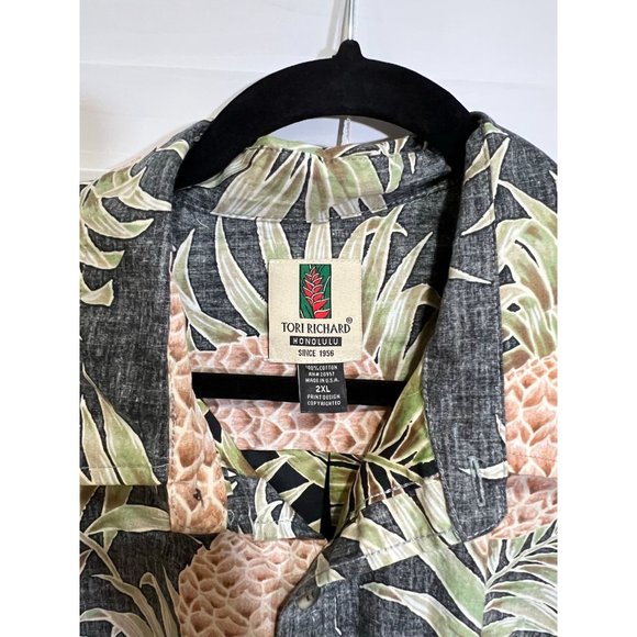 Tori Richard Short Sleeve Button Up Shirt - Size XXL - Picture 3 of 4